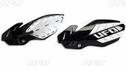 UFO OSŁONY RĄK (HANDBARY) FLAME KTM SX 125 '16, SX 250 '14-'16, EXC 250/300 '14-'16, SXF/EXCF '14-'16, KOLOR CZARNY/BIAŁY (Z MOC