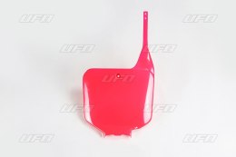 UFO TABLICA NA NUMER STARTOWY HONDA CR 125/250 '95-'99, CR 500 '95-'01 KOLOR CZERWONY (CR RED '92-99)
