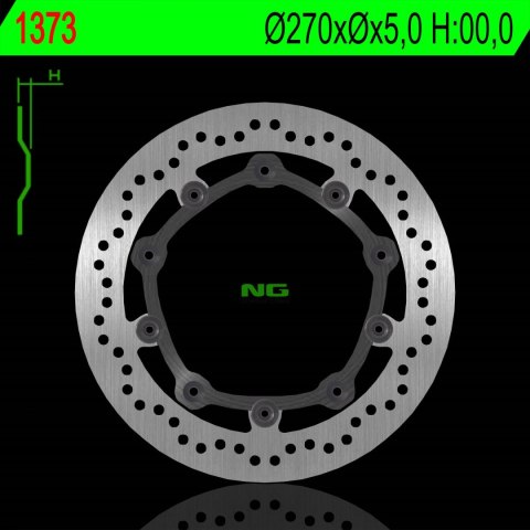 NG TARCZA HAMULCOWA PRZÓD BMW C650 '12-20, C-EVOLUTION '14-21 (270MMX5MM) (5X9,8MM) PŁYWAJĄCA NG TARCZA HAMULCOWA PRZÓD BMW C650 '12-20, C-EVOLUTION '14-21 (270MMX5MM) (5X9,8MM) PŁYWAJĄCA