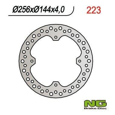 NG TARCZA HAMULCOWA PRZÓD HONDA XR 650L (93-99) (256x144x4) NG TARCZA HAMULCOWA PRZÓD HONDA XR 650L (93-99) (256x144x4)