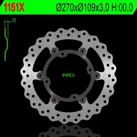 NG TARCZA HAMULCOWA PRZÓD KAWASAKI KXF 250/450, PŁYWAJĄCA 270MM (270X109X3,0) 4 OTWORY O ŚR. 9,5MM WAVE NG TARCZA HAMULCOWA PRZÓD KAWASAKI KXF 250/450, PŁYWAJĄCA 270MM (270X109X3,0) 4 OTWORY O ŚR. 9,5MM WAVE