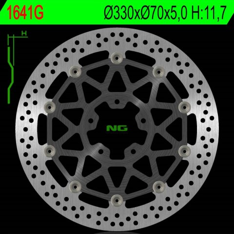 NG TARCZA HAMULCOWA PRZÓD KAWASAKI ZX 10R 17-18 (330X70X5,0MM) (5X10,5MM) PŁYWAJĄCA (ŚRODEK ALUMINIOWY) NG TARCZA HAMULCOWA PRZÓD KAWASAKI ZX 10R 17-18 (330X70X5,0MM) (5X10,5MM) PŁYWAJĄCA (ŚRODEK ALUMINIOWY)