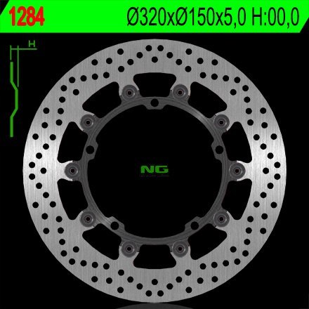 NG TARCZA HAMULCOWA PRZÓD TRIUMPH SPEED TRIPLE 1050 '08-'17, SPRINT 1050 '10-'14 (320X150X5) (5X10,5MM) PŁYWAJĄCA NG TARCZA HAMULCOWA PRZÓD TRIUMPH SPEED TRIPLE 1050 '08-'17, SPRINT 1050 '10-'14 (320X150X5) (5X10,5MM) PŁYWAJĄCA