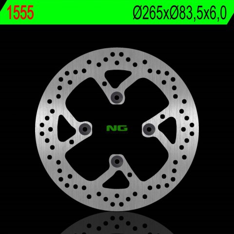 NG TARCZA HAMULCOWA TYŁ DUCATI DIAVEL 1200 11-22 MULTISTRADA 1200/1262 15-22 , XDIAVEL 1262 '15-'22 (265X83,50X6,0MM) (4X10MM) NG TARCZA HAMULCOWA TYŁ DUCATI DIAVEL 1200 11-22 MULTISTRADA 1200/1262 15-22 , XDIAVEL 1262 '15-'22 (265X83,50X6,0MM) (4X10MM)