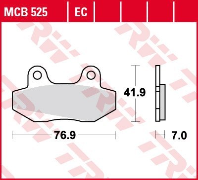 TRW ZF KLOCKI HAMULCOWE KH86 ORGANIC HONDA NSR 50 89-96, NSR 80 87-92, FS 125 SONIC 03-, PRZÓD (PROMOCJA) TRW ZF KLOCKI HAMULCOWE KH86 ORGANIC HONDA NSR 50 89-96, NSR 80 87-92, FS 125 SONIC 03-, PRZÓD (PROMOCJA)