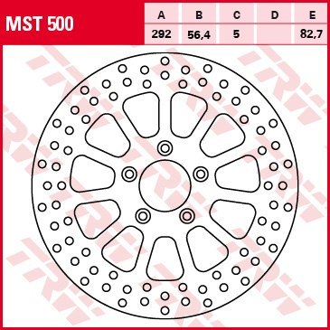 TRW ZF TARCZA HAMULCOWA PRZÓD HARLEY DAVIDSON 883 / 1200 / 1450 / 1584 / 1690 99-14 TRW ZF TARCZA HAMULCOWA PRZÓD HARLEY DAVIDSON 883 / 1200 / 1450 / 1584 / 1690 99-14