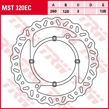 TRW ZF TARCZA HAMULCOWA PRZÓD HUSQVARNA WR / CR / TE / TC 125 - 610 98-13 TRW ZF TARCZA HAMULCOWA PRZÓD HUSQVARNA WR / CR / TE / TC 125 - 610 98-13