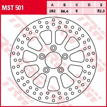 TRW ZF TARCZA HAMULCOWA TYŁ HARLEY DAVIDSON 883 / 1200 / 1450 / 1584 / 1690 99-14 TRW ZF TARCZA HAMULCOWA TYŁ HARLEY DAVIDSON 883 / 1200 / 1450 / 1584 / 1690 99-14