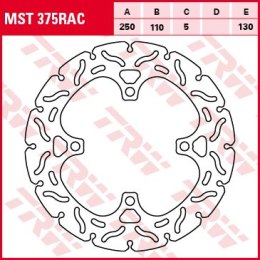 TRW ZF TARCZA HAMULCOWA TYŁ KAWASAKI Z 750 11-14, Z 800 / E VERSION 13-16, Z 1000 / SX 07-17