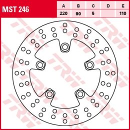 TRW ZF TARCZA HAMULCOWA TYŁ SUZUKI GSXR 600 / 750 96-18, SV 650 03-10, GSXR 1000 01-16, SV 1000 03-08, TL 1000 97-01 (PROMOCJA)