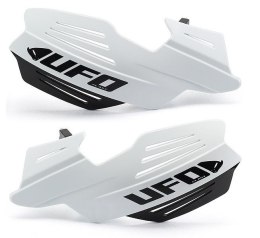 UFO OSŁONY RĄK (HANDBARY) VULCAN KOLOR BIAŁY/CZARNY (Z MOCOWANIAMI)