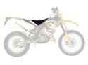 BLACKBIRD POKROWIEC / POSZYCIE NA SIEDZENIE GAS GAS EC 125/250/300 '02-'06, FSE 450 '02-'06 PYRAMID (PMD) KOLOR CZARNY SZARY BIA