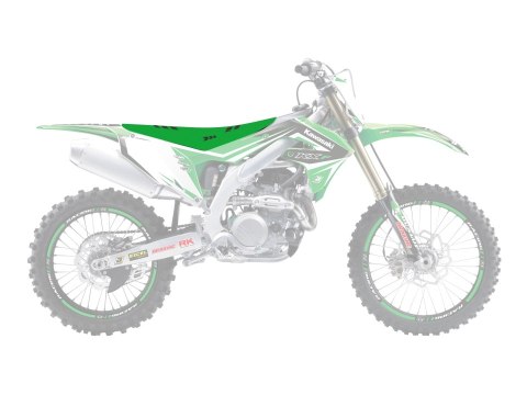 BLACKBIRD POKROWIEC / POSZYCIE NA SIEDZENIE KAWASAKI KXF 250 '13-'20, KXF 450 '12-'18 TSC KOLOR ZIELONY BLACKBIRD POKROWIEC / POSZYCIE NA SIEDZENIE KAWASAKI KXF 250 '13-'20, KXF 450 '12-'18 TSC KOLOR ZIELONY