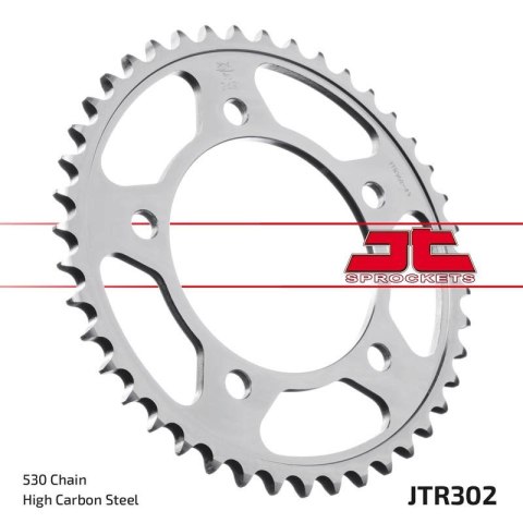 JT ZĘBATKA TYLNA 408 40 HONDA CB 1100 SA-E/F '14-'15, CB 1100 EX-E/F/G/H/J '15-'17 (40840JT) (ŁAŃC. 530) JT ZĘBATKA TYLNA 408 40 HONDA CB 1100 SA-E/F '14-'15, CB 1100 EX-E/F/G/H/J '15-'17 (40840JT) (ŁAŃC. 530)