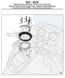KAPPA MOCOWANIE TANKLOCK BMW R 1200RT (05-13)