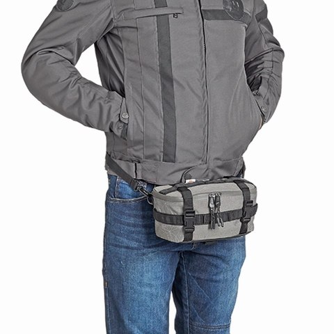 KAPPA TORBA NA KIEROWNICĘ 3L KOLOR SZARY (MOŻE SŁUŻYĆ JAKO DODATKOWA TORBA DOCZEPIANA DO RA315) (INSPIRING ADVENTURE)