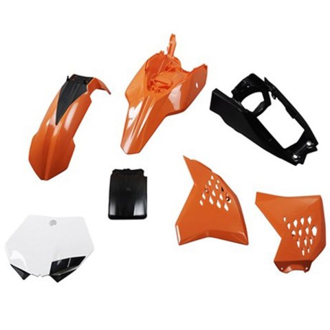 POLISPORT KOMPLET PLASTIKÓW KTM SX 65 '12-'15 ZESTAW ZAWIERA OSŁONĘ AMORTYZATORA TYŁ (8905600001) KOLOR POMARAŃCZOWY CZARNY OEM POLISPORT KOMPLET PLASTIKÓW KTM SX 65 '12-'15 ZESTAW ZAWIERA OSŁONĘ AMORTYZATORA TYŁ (8905600001) KOLOR POMARAŃCZOWY CZARNY OEM