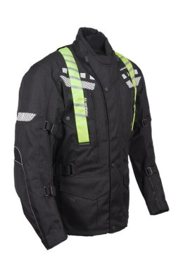 ROLEFF PROMOCJA KURTKA TEKSTYLNA DŁUGA MODEL RO773 (3W1) KOLOR CZARNY/ŻÓŁTY FLUO ROZMIAR 3XL