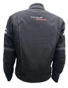 ROLEFF PROMOCJA KURTKA TEKSTYLNA KRÓTKA Z WYPINANĄ MEMBRANĄ WIND-TEX MODEL MESH (2W1-WYPINANA MEMBRANA) KOLOR CZARNY ROZMIAR M