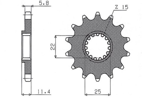 SUNSTAR ZĘBATKA PRZEDNIA 1252 17 KTM LC4 400/600/620/640/690 (JTF1902.17) (ŁAŃC. 520) (125217JT) SUNSTAR ZĘBATKA PRZEDNIA 1252 17 KTM LC4 400/600/620/640/690 (JTF1902.17) (ŁAŃC. 520) (125217JT)