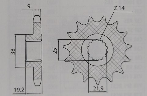 SUNSTAR ZĘBATKA PRZEDNIA 2254 15 DUCATI MULTISTRADA 1200 / S '10-'17 (JTF743.15) (ŁAŃC. 530) - WYPRZEDAŻ SUNSTAR ZĘBATKA PRZEDNIA 2254 15 DUCATI MULTISTRADA 1200 / S '10-'17 (JTF743.15) (ŁAŃC. 530) - WYPRZEDAŻ