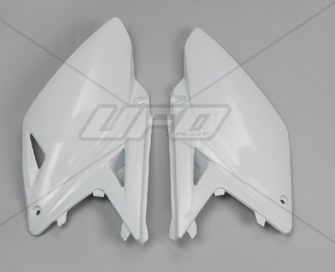 UFO BOCZKI TYLNE SUZUKI RMZ 250 '10-'18, KOLOR BIAŁY