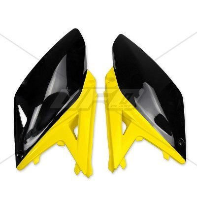 UFO BOCZKI TYLNE SUZUKI RMZ 250 '10-'18 KOLOR OEM 2012 (CZARNY/ŻÓŁTY) UFO BOCZKI TYLNE SUZUKI RMZ 250 '10-'18 KOLOR OEM 2012 (CZARNY/ŻÓŁTY)
