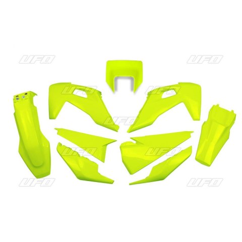 UFO KOMPLET PLASTIKÓW HUSQVARNA TE 150 / 250 / 300 '20-'23, FE 250 / 350 / 450 / 501 '20-'23 Z OSŁONĄ LAMPY KOLOR ŻÓŁTY FLUO (HU UFO KOMPLET PLASTIKÓW HUSQVARNA TE 150 / 250 / 300 '20-'23, FE 250 / 350 / 450 / 501 '20-'23 Z OSŁONĄ LAMPY KOLOR ŻÓŁTY FLUO (HU