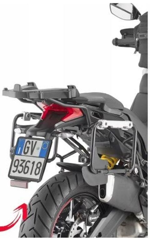 KAPPA STELAŻ KUFRÓW BOCZNYCH SZYBKIEGO MONTAŻU MONOKEY CAM SIDE DUCATI Multistrada 950 S (19), Multistrada Enduro 1260 (19) - PO