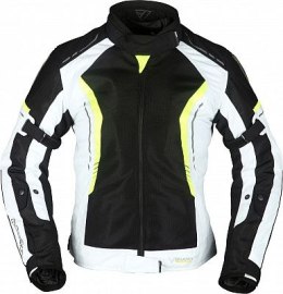 MODEKA KURTKA KHAO AIR LADY CZARNO-POPIELATO-NEONOWA ROZMIAR 42