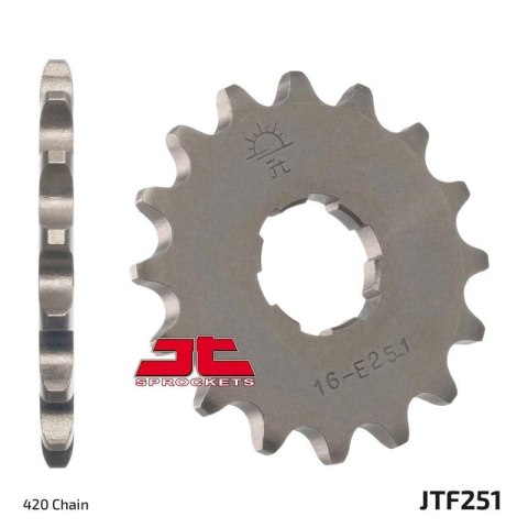JT ZĘBATKA PRZEDNIA 255 16 HONDA NSR/MTX 50 (25516JT) (ŁAŃC. 420) JT ZĘBATKA PRZEDNIA 255 16 HONDA NSR/MTX 50 (25516JT) (ŁAŃC. 420)