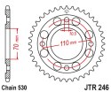 JT ZĘBATKA TYLNA 246 41 HONDA CB 250 N '78-'82 (24641JT) (ŁAŃC.530)