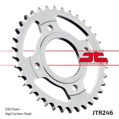 JT ZĘBATKA TYLNA 246 41 HONDA CB 250 N '78-'82 (24641JT) (ŁAŃC.530) JT ZĘBATKA TYLNA 246 41 HONDA CB 250 N '78-'82 (24641JT) (ŁAŃC.530)