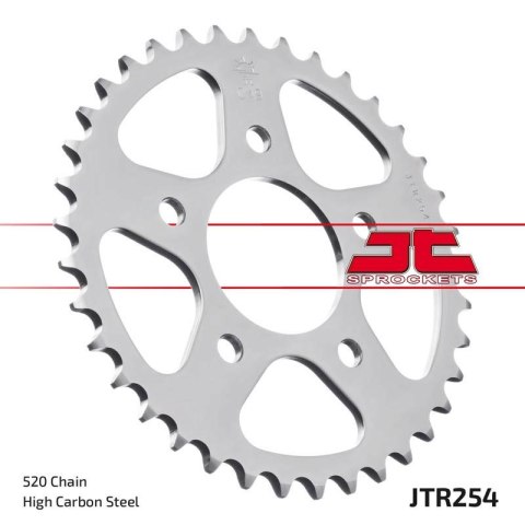 JT ZĘBATKA TYLNA 254 43 HONDA CBF 250 '04-'07 (25443JT) (ŁAŃC. 520) JT ZĘBATKA TYLNA 254 43 HONDA CBF 250 '04-'07 (25443JT) (ŁAŃC. 520)