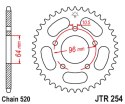 JT ZĘBATKA TYLNA 254 45 HONDA CBF 250 '04-'07 (25445JT) (ŁAŃC. 520)