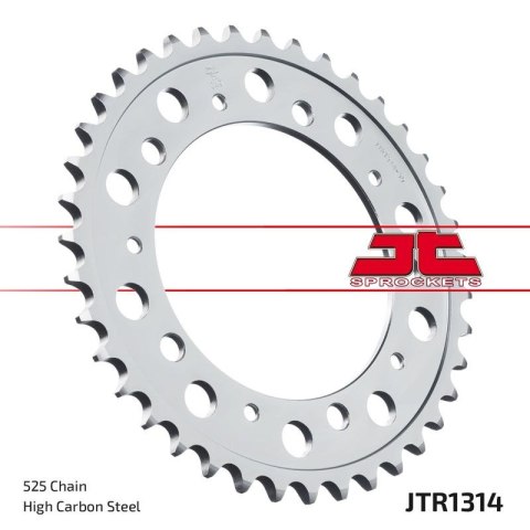 JT ZĘBATKA TYLNA 4343 39 HONDA CBR 400 (NC29) (434339JT) (ŁAŃC.525)NA ZAMÓWIENIE JT ZĘBATKA TYLNA 4343 39 HONDA CBR 400 (NC29) (434339JT) (ŁAŃC.525)NA ZAMÓWIENIE