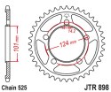 JT ZĘBATKA TYLNA 4508 38 KTM 990 SUPERDUKE/R '05-12 1190 RC8/R '10-15 (450838JT) (STD.38) (ŁAŃC. 525) KOLOR CZARNY