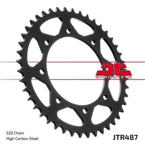 JT ZĘBATKA TYLNA 491 45 KAWASAKI KLE 500 '97-'05 (-1), KLE 500'06-'07 (+1) (49145JT) (ŁAŃC. 520) JT ZĘBATKA TYLNA 491 45 KAWASAKI KLE 500 '97-'05 (-1), KLE 500'06-'07 (+1) (49145JT) (ŁAŃC. 520)