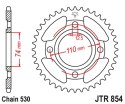 JT ZĘBATKA TYLNA 854 41 YAMAHA XS 250 '80-82, XS 500 '78-80 (85441JT) (ŁAŃC. 530)