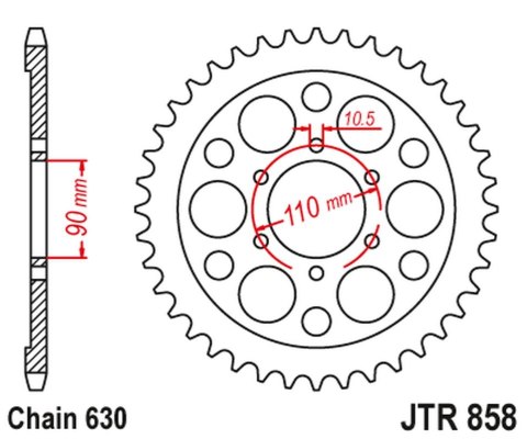 JT ZĘBATKA TYLNA 858 35 YAMAHA XV 920R / XV 1000 '81-82, TR1 '81-85 (85835JT) (ŁAŃC. 630) NA ZAMÓWIENIE JT ZĘBATKA TYLNA 858 35 YAMAHA XV 920R / XV 1000 '81-82, TR1 '81-85 (85835JT) (ŁAŃC. 630) NA ZAMÓWIENIE