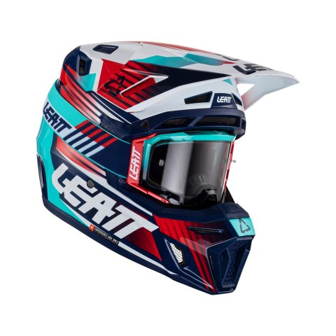 LEATT KASK MOTO 8.5 V23 (+ GOGLE VELOCITY 5.5 GRATIS) HELMET KIT ROYAL KOLOR GRANATOWY/CZERWONY/NIEBIESKI ROZMIAR XS (53-54 cm) LEATT KASK MOTO 8.5 V23 (+ GOGLE VELOCITY 5.5 GRATIS) HELMET KIT ROYAL KOLOR GRANATOWY/CZERWONY/NIEBIESKI ROZMIAR XS (53-54 cm)