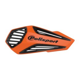 POLISPORT PROMOCJA OSŁONY RĄK (HANDBARY) MODEL MX AIR Z UNIWERSALNYM ZESTAWEM MONTAŻOWYM 22/28 KOLOR CZARNO BIAŁY