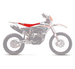 BLACKBIRD POKROWIEC / POSZYCIE NA SIEDZENIE FANTIC XXF/XEF '22 ZEBRA KOLOR CZERWONY CZARNY
