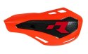 RACETECH (RTECH) OSŁONY RĄK (HANDBARY) HP1 KOLOR POMRAŃCZOWY (Z 2 RODZAJAMI MOCOWAŃ DO KIEROWNICY ORAZ MANETEK)