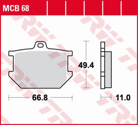 TRW ZF KLOCKI HAMULCOWE KH034 ORGANIC YAMAHA XS 250 '77-'80, XS 400 '77-'82, SR 500 '78-'87, XJ 650 '80-'82, XS 650/750 '79-'83, TRW ZF KLOCKI HAMULCOWE KH034 ORGANIC YAMAHA XS 250 '77-'80, XS 400 '77-'82, SR 500 '78-'87, XJ 650 '80-'82, XS 650/750 '79-'83,