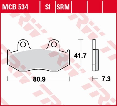 TRW ZF KLOCKI HAMULCOWE KH092 ORGANIC HONDA CR 125R '84-'86, MTX 125 '85-'95, NES/SH 125/150 '00-'08, XL 125R '85-'91, XL 250R ' TRW ZF KLOCKI HAMULCOWE KH092 ORGANIC HONDA CR 125R '84-'86, MTX 125 '85-'95, NES/SH 125/150 '00-'08, XL 125R '85-'91, XL 250R '