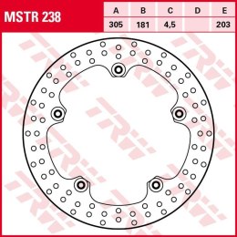 TRW ZF TARCZA HAMULCOWA PRZÓD BMW R 1100S '98-'00, R 1200GS/ADV '04-'07 (305X181X4,5MM)