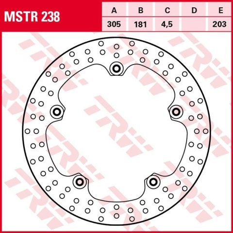 TRW ZF TARCZA HAMULCOWA PRZÓD BMW R 1100S '98-'00, R 1200GS/ADV '04-'07 (305X181X4,5MM) TRW ZF TARCZA HAMULCOWA PRZÓD BMW R 1100S '98-'00, R 1200GS/ADV '04-'07 (305X181X4,5MM)