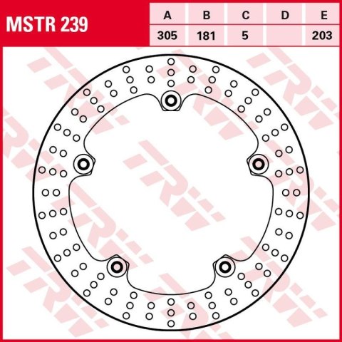 TRW ZF TARCZA HAMULCOWA PRZÓD BMW R 850C/GS/R '05-'01, R 1150GS/ADV '99-'05, R 1200 HP2 '04-'06 (305X181X5MM) TRW ZF TARCZA HAMULCOWA PRZÓD BMW R 850C/GS/R '05-'01, R 1150GS/ADV '99-'05, R 1200 HP2 '04-'06 (305X181X5MM)