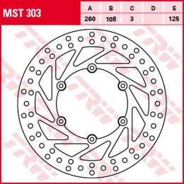 TRW ZF TARCZA HAMULCOWA PRZÓD GAS GAS EC 125 '99-, EC 200/250 '99-'18, XC 250 '17-, EC 300 '99-'16, EC 450 '02-, EC 515 '08-'10,